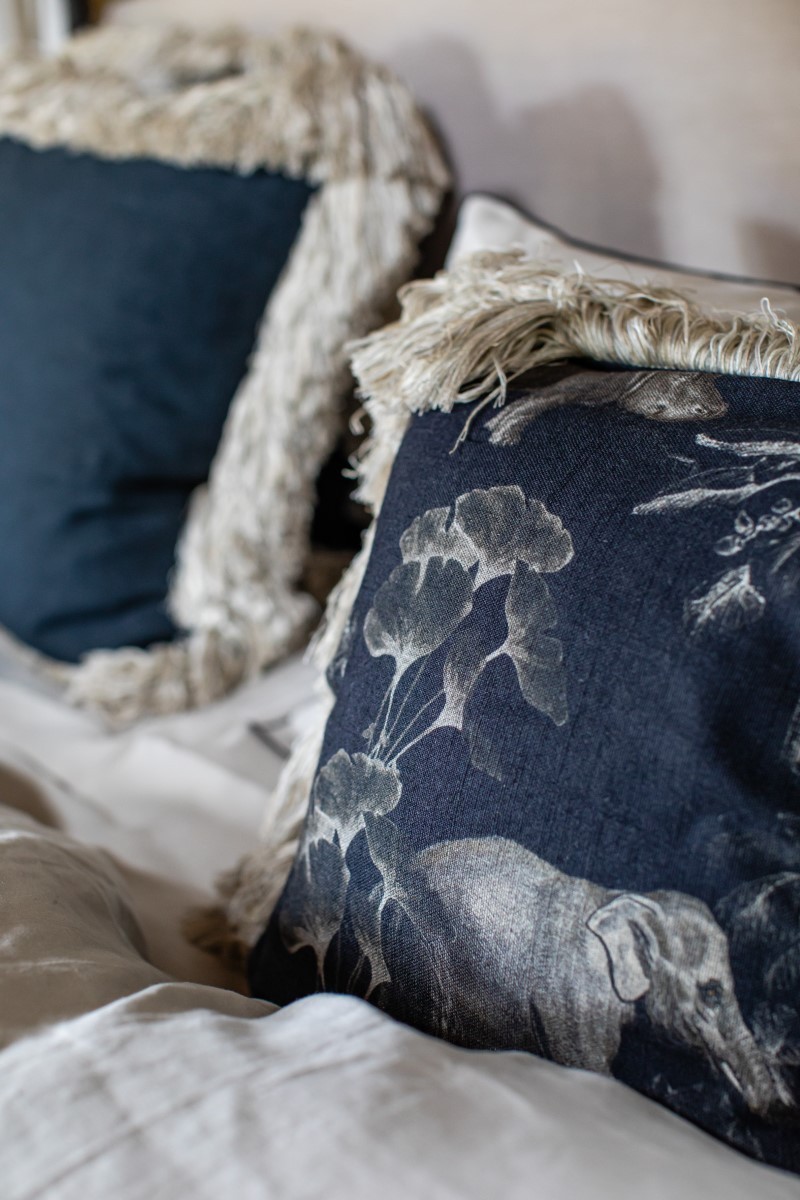 Taie d'oreiller en lin viscose Ludo