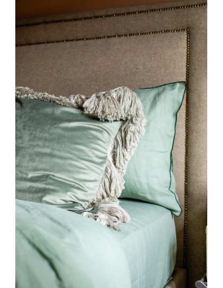 Taie d'oreiller en velours Ludo