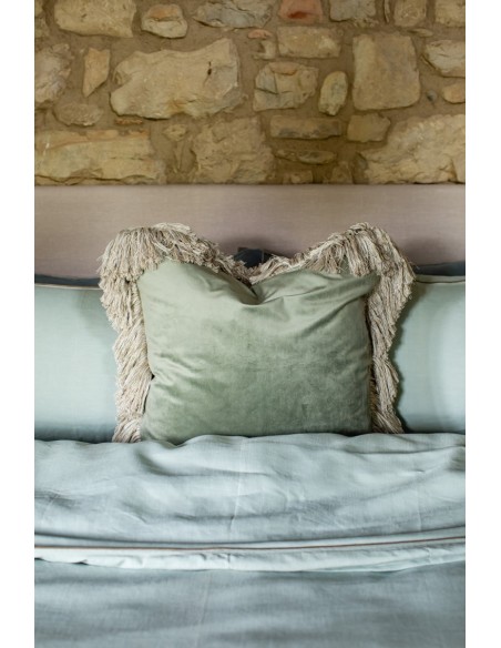 Taie d'oreiller en velours Ludo