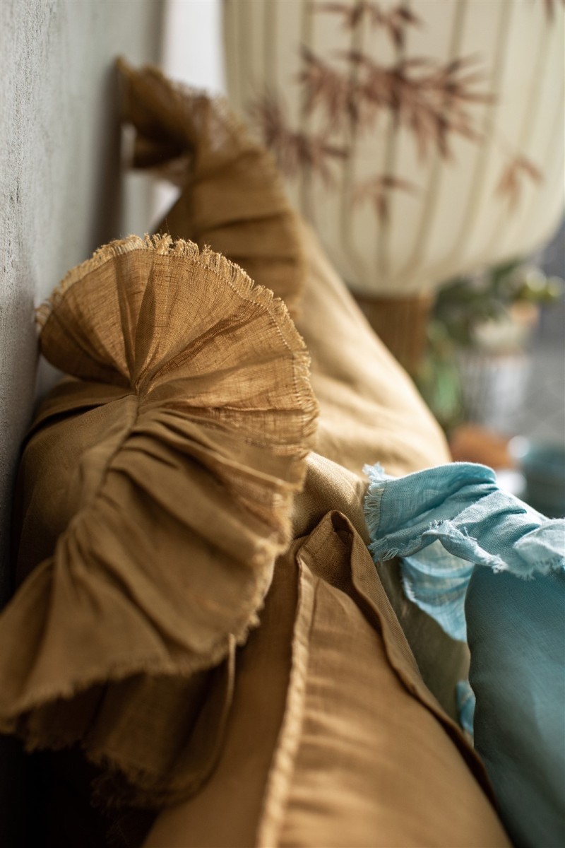 Taie d'oreiller en lin Gitane