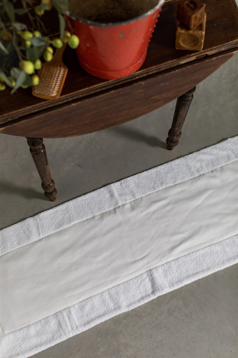 Tapis de salle de bains en coton Bauhaus