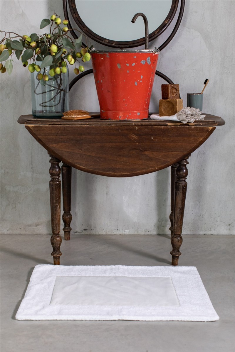 Tapis de salle de bains en coton Bauhaus