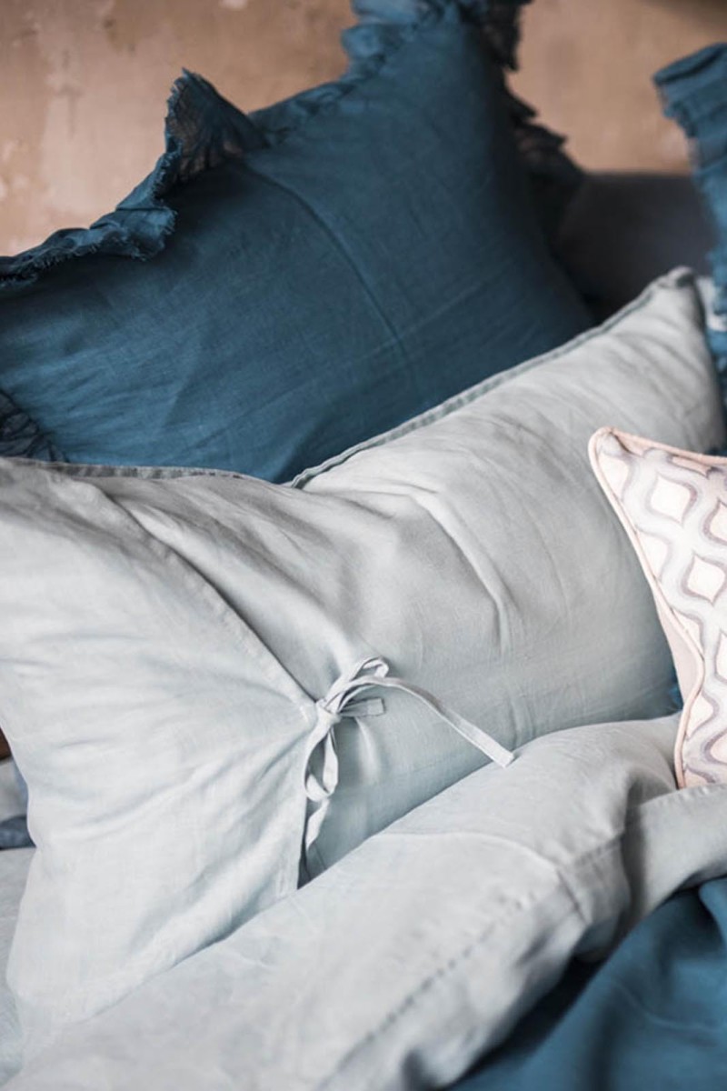 Taie d'oreiller en lin Gitane