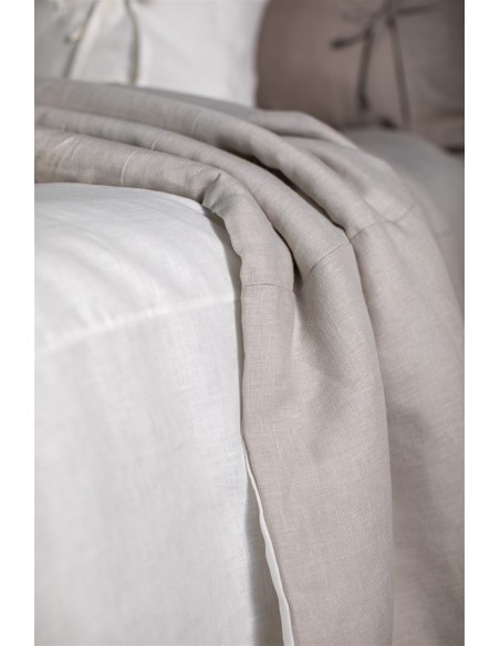 Pure Reversible Bedspread in Linen