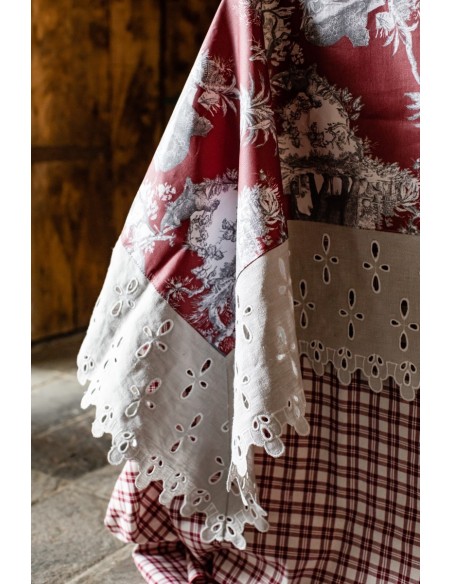 Nappe en coton Amalfi enduit