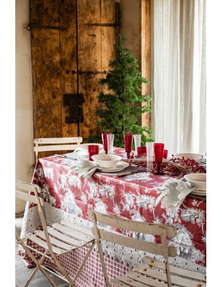 Nappe en coton Amalfi enduit