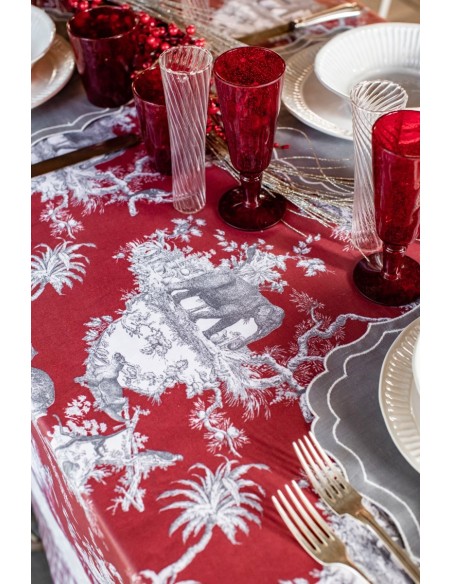 Nappe en coton Amalfi enduit