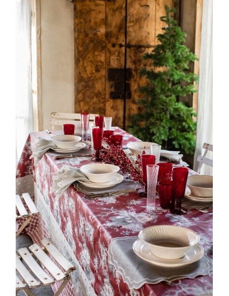 Nappe en coton Amalfi enduit