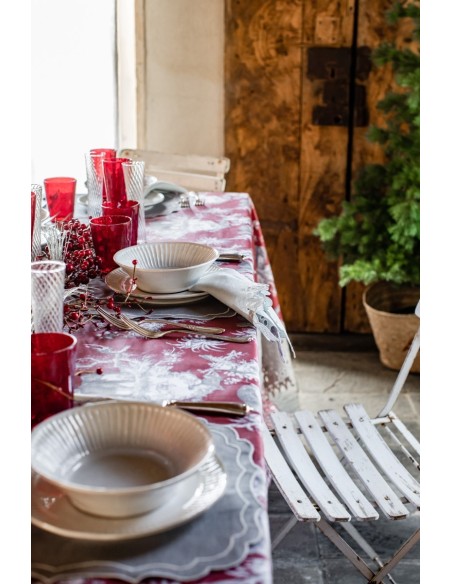 Nappe en coton Amalfi enduit