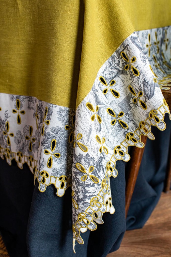 Nappe en lin enduit Amalfi 2