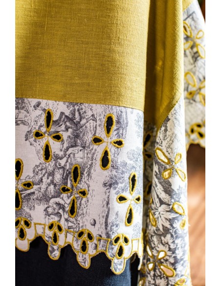 Nappe en lin enduit Amalfi