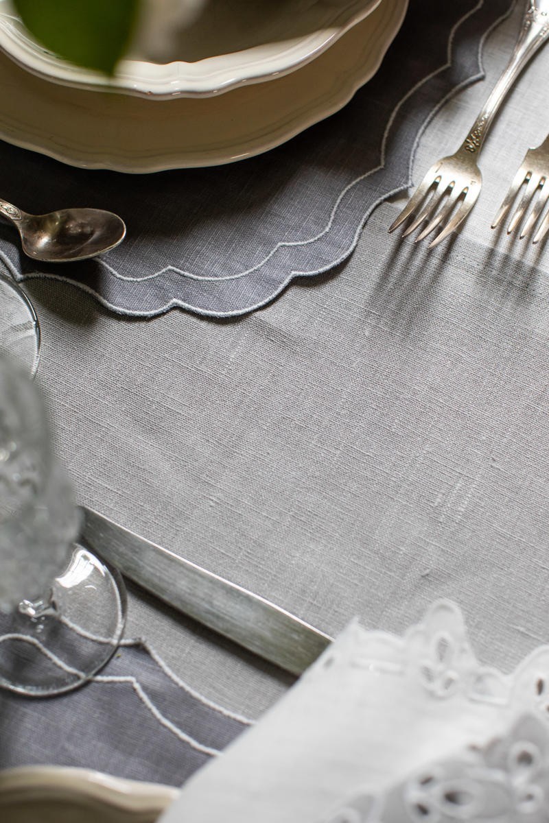 Nappe en lin enduit Amalfi