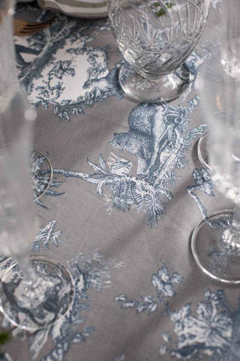 Nappe en cotton enduit Riviera