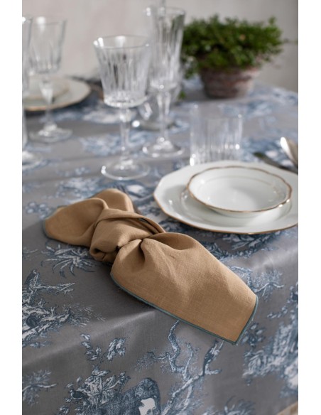 Nappe en cotton enduit Riviera