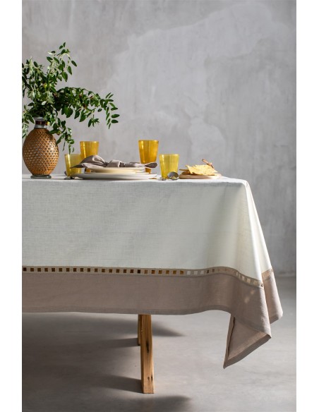 Nappe en lin enduit Riviera