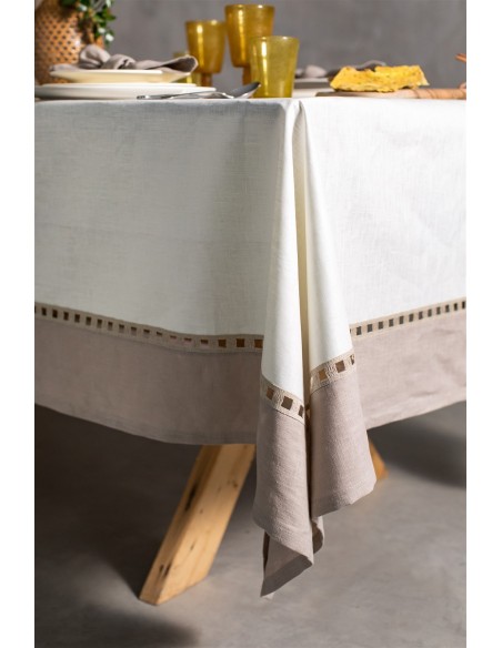 Nappe en lin enduit Riviera