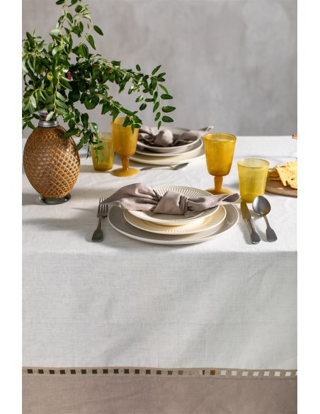 Nappe en lin enduit Riviera