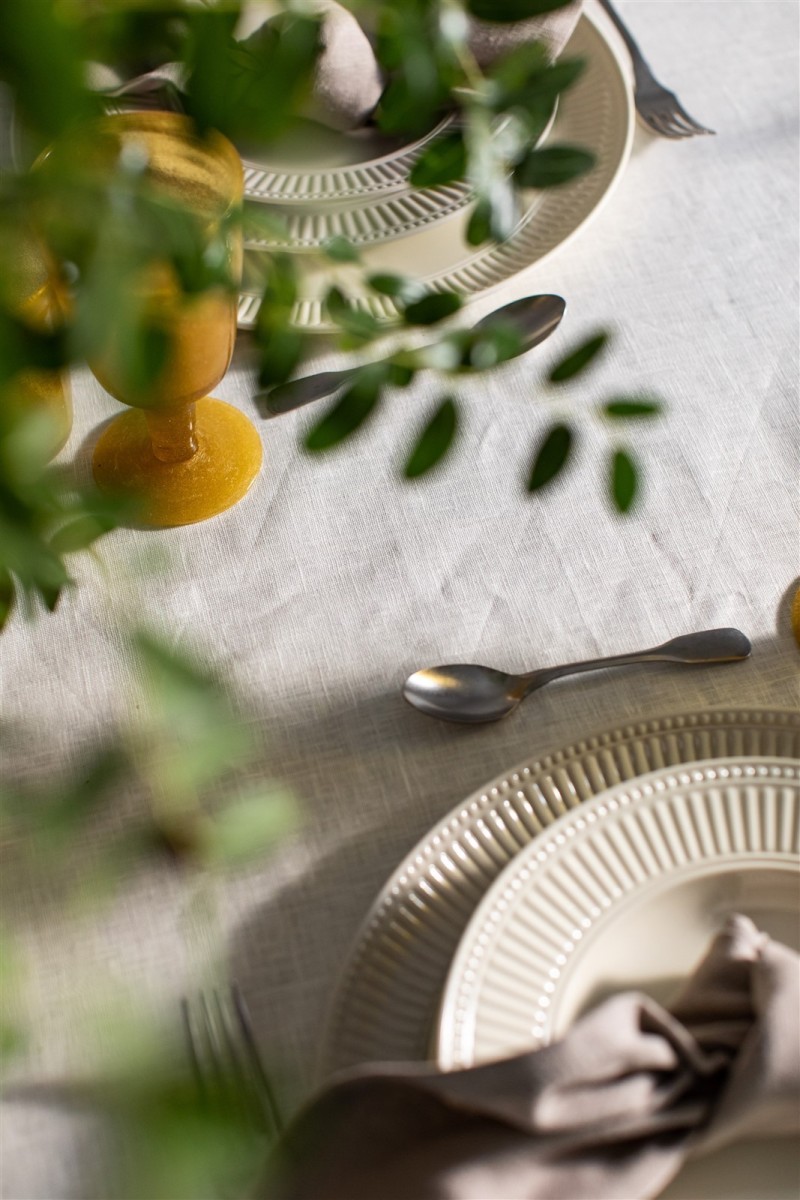 Nappe en lin enduit Riviera