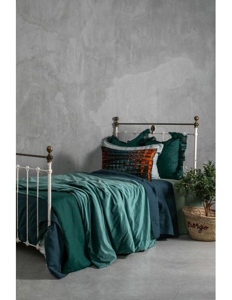 Pure Reversible Bedspread in Velvet/Lino