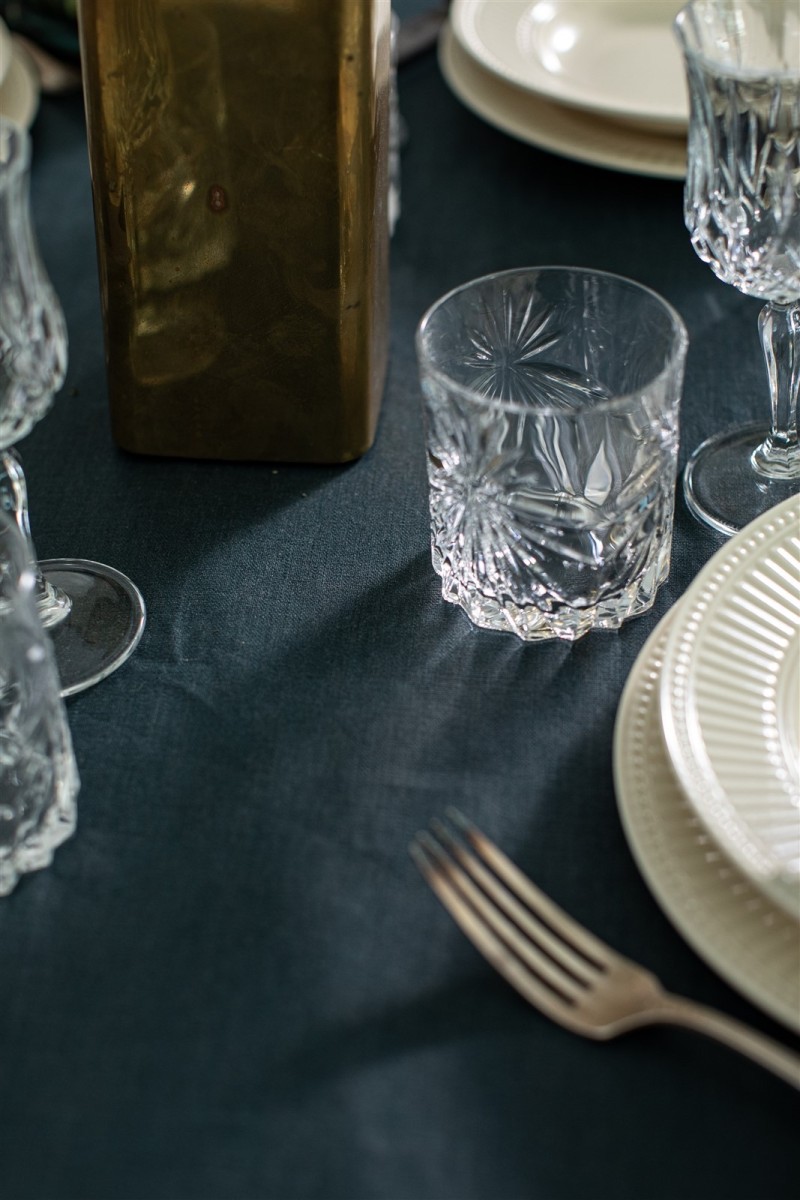 Riviera Tablecloth in Stain Resistant Linen +