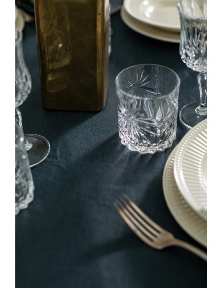 Riviera Enduit Linen Table Nappe +