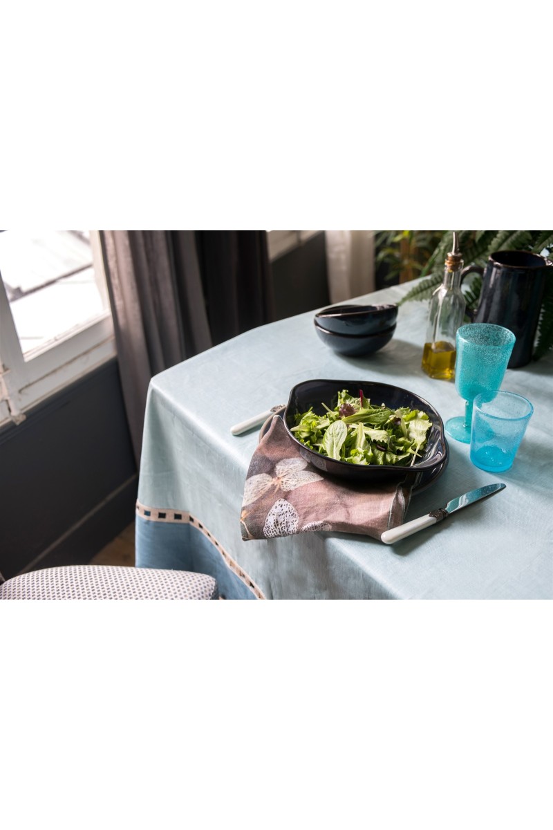 Riviera Enduit Linen Table Nappe +