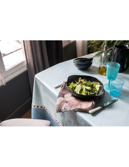 Riviera Enduit Linen Table Nappe +