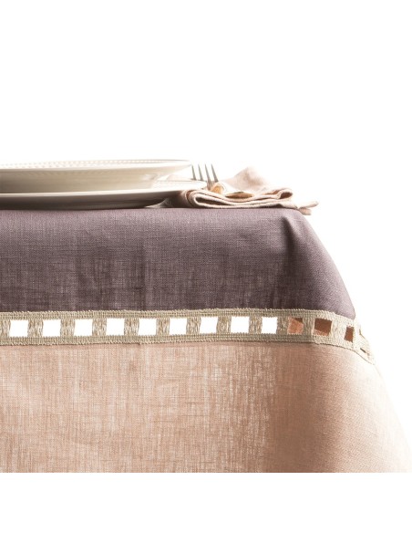 Riviera Enduit Linen Table Nappe +