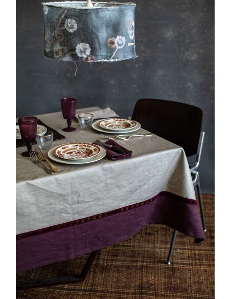 Riviera Tablecloth in Stain Resistant Linen +