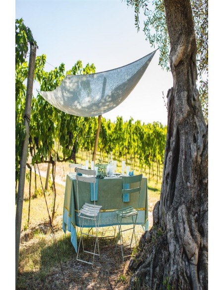 Riviera Enduit Linen Table Nappe +