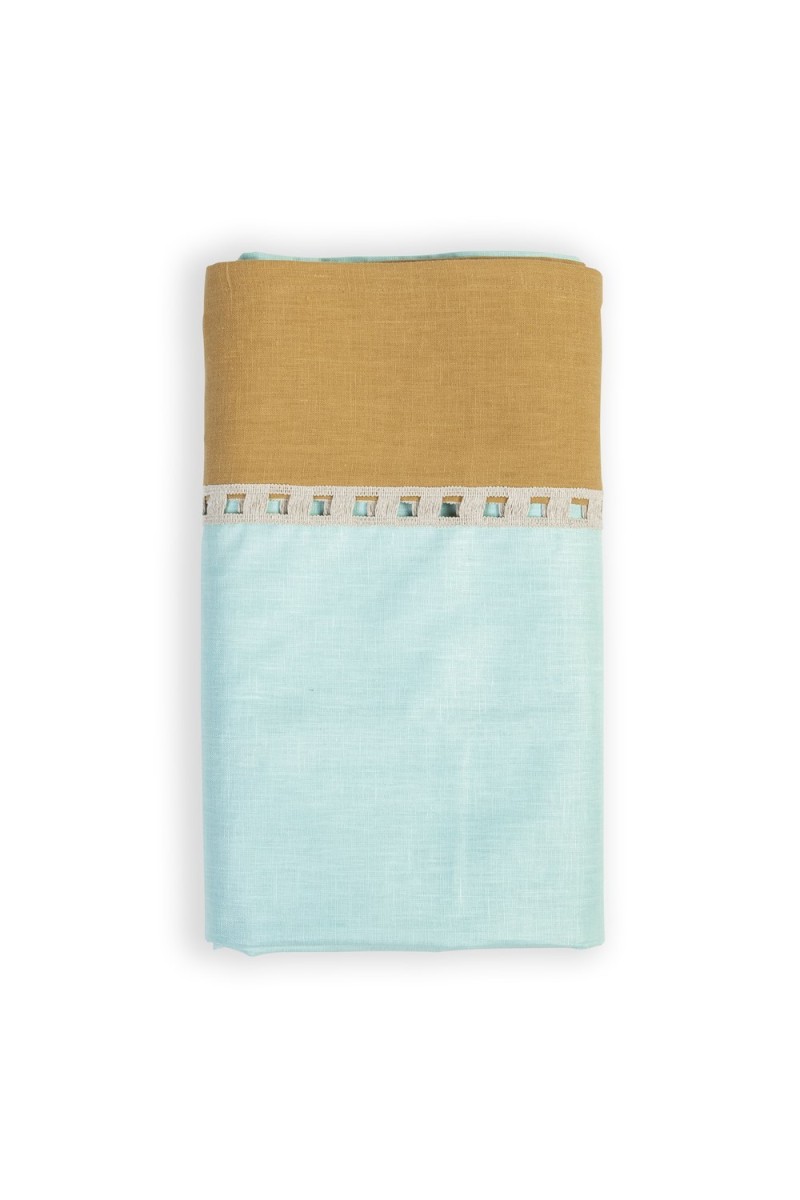 Riviera Enduit Linen Table Nappe +