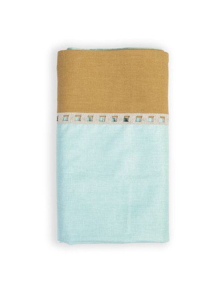 Riviera Enduit Linen Table Nappe +