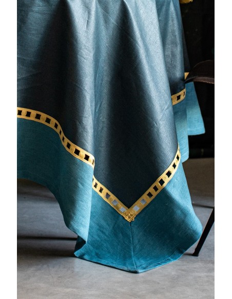 Riviera Enduit Linen Table Nappe +