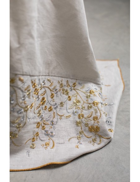 Nappe en lin enduit Venaria