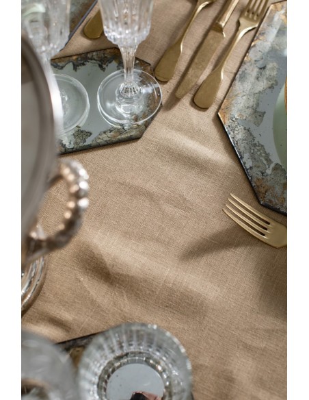 Nappe en lin enduit Venaria