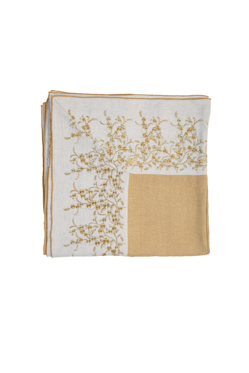 Nappe en lin enduit Venaria