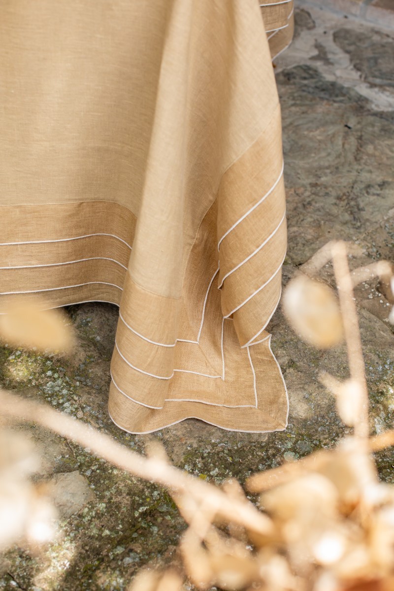 Sfogliatella  Nappe en lin enduit