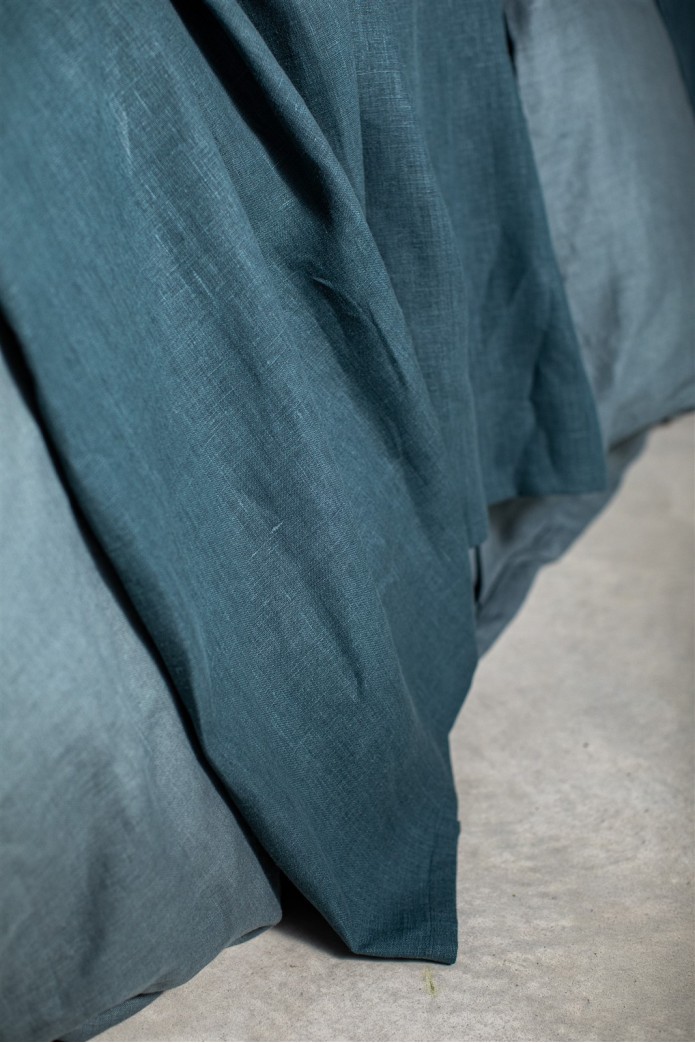 Pure Linen Unlined Bedspread 2