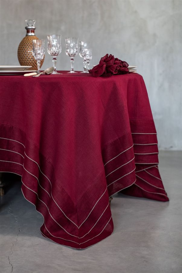 Antistain Linen Tablecloth Sfogliatella