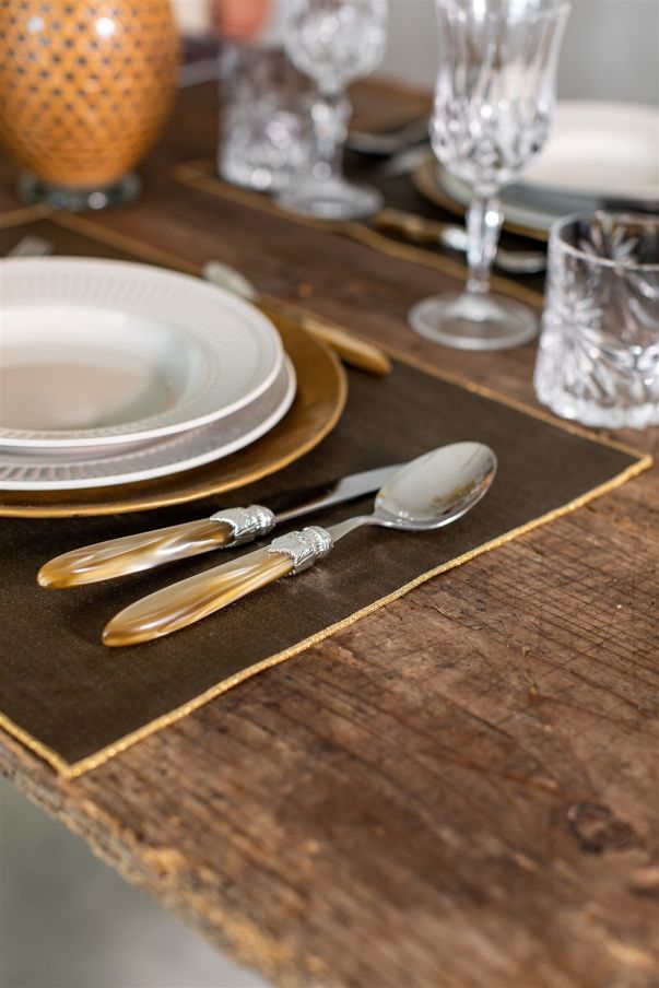 Linen Placemat Stain-Free Filo