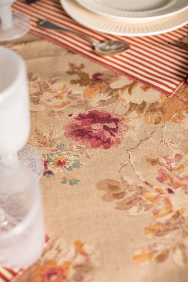 Stain-Free Linen Tablecloth Rose