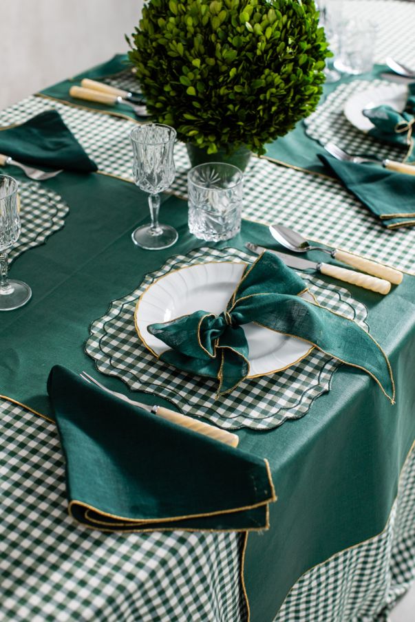 Forest Green Table
