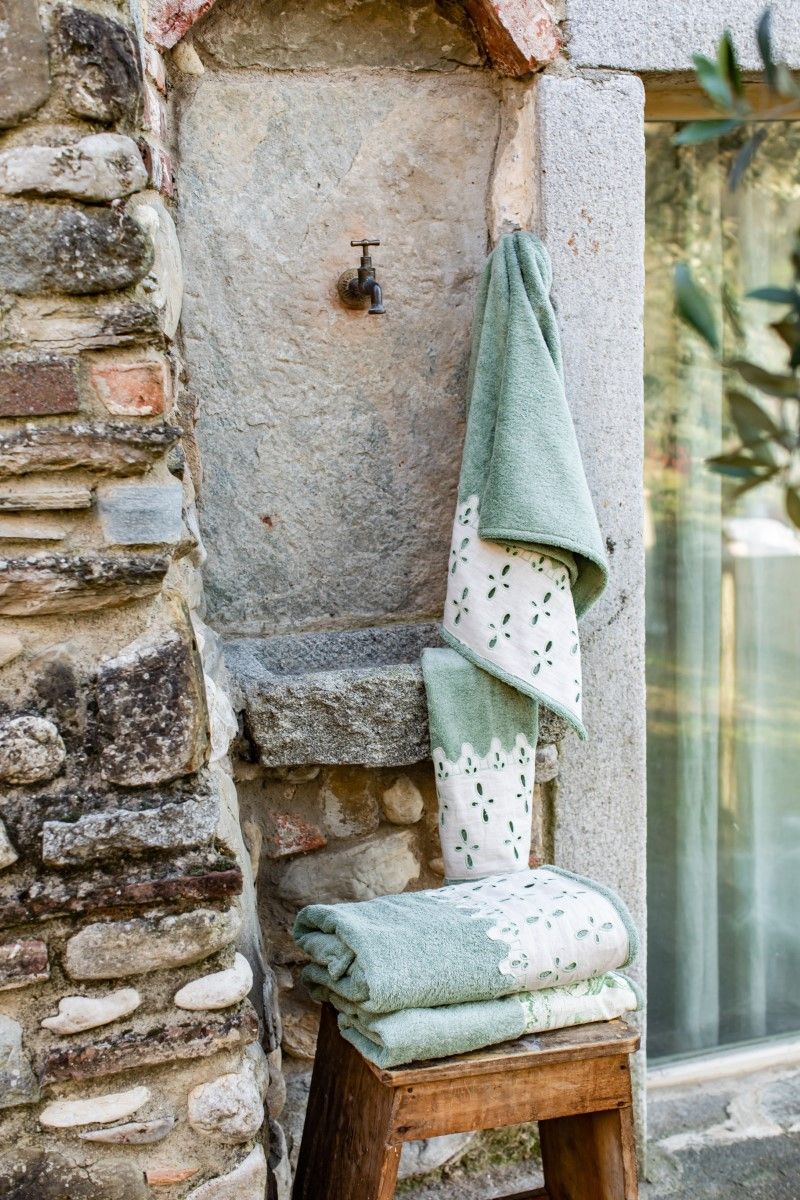 Serviette de bain en coton Amalfi