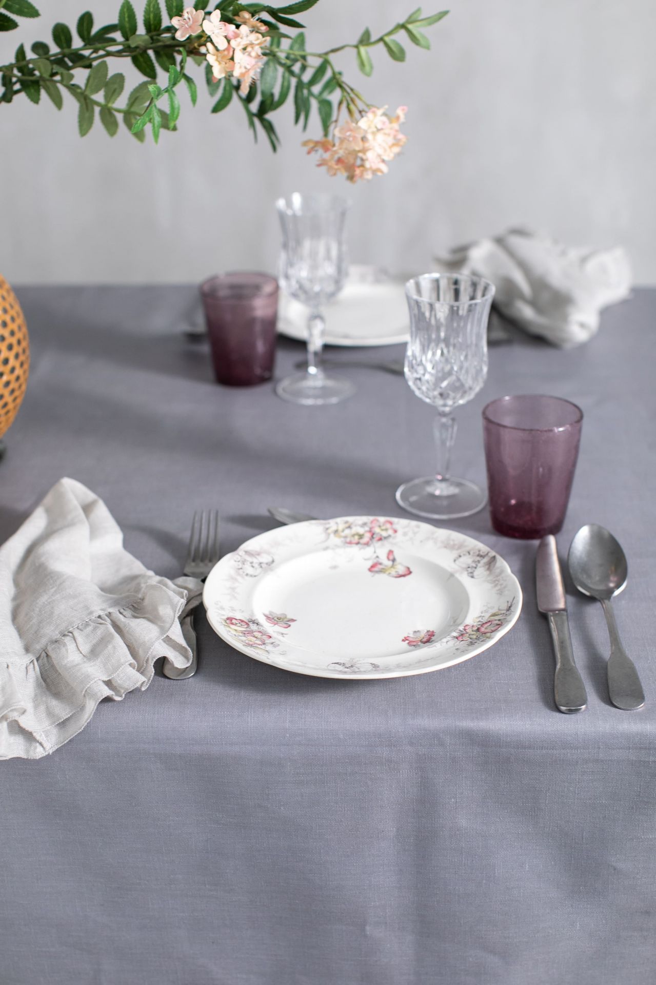 Stainproof Linen Tablecloth Filo