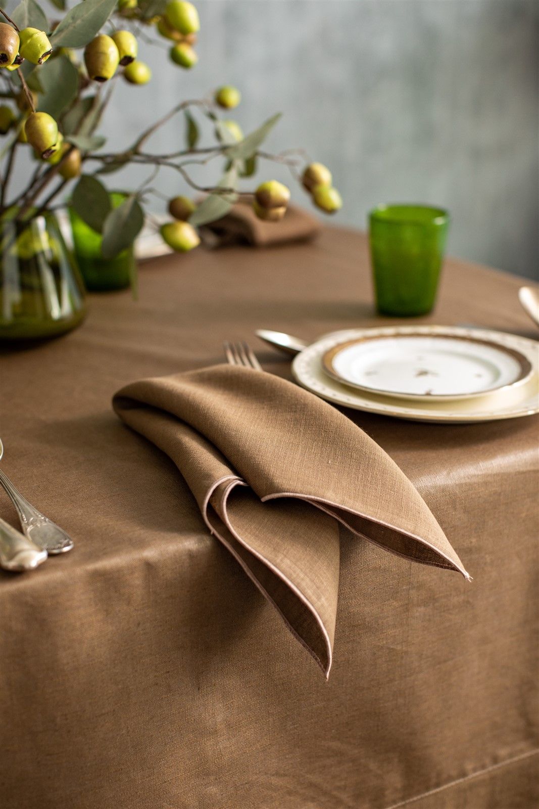Antistain Linen Tablecloth Venezia