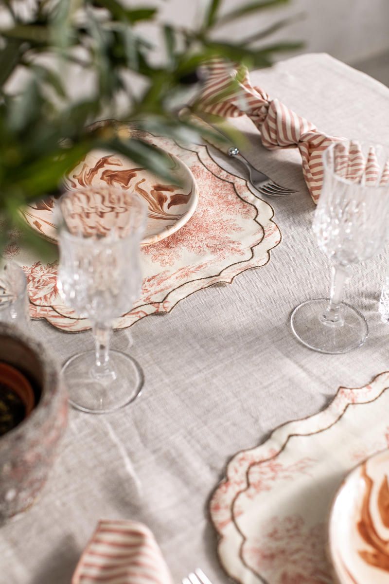 Firenze Stain Free Linen Placemat